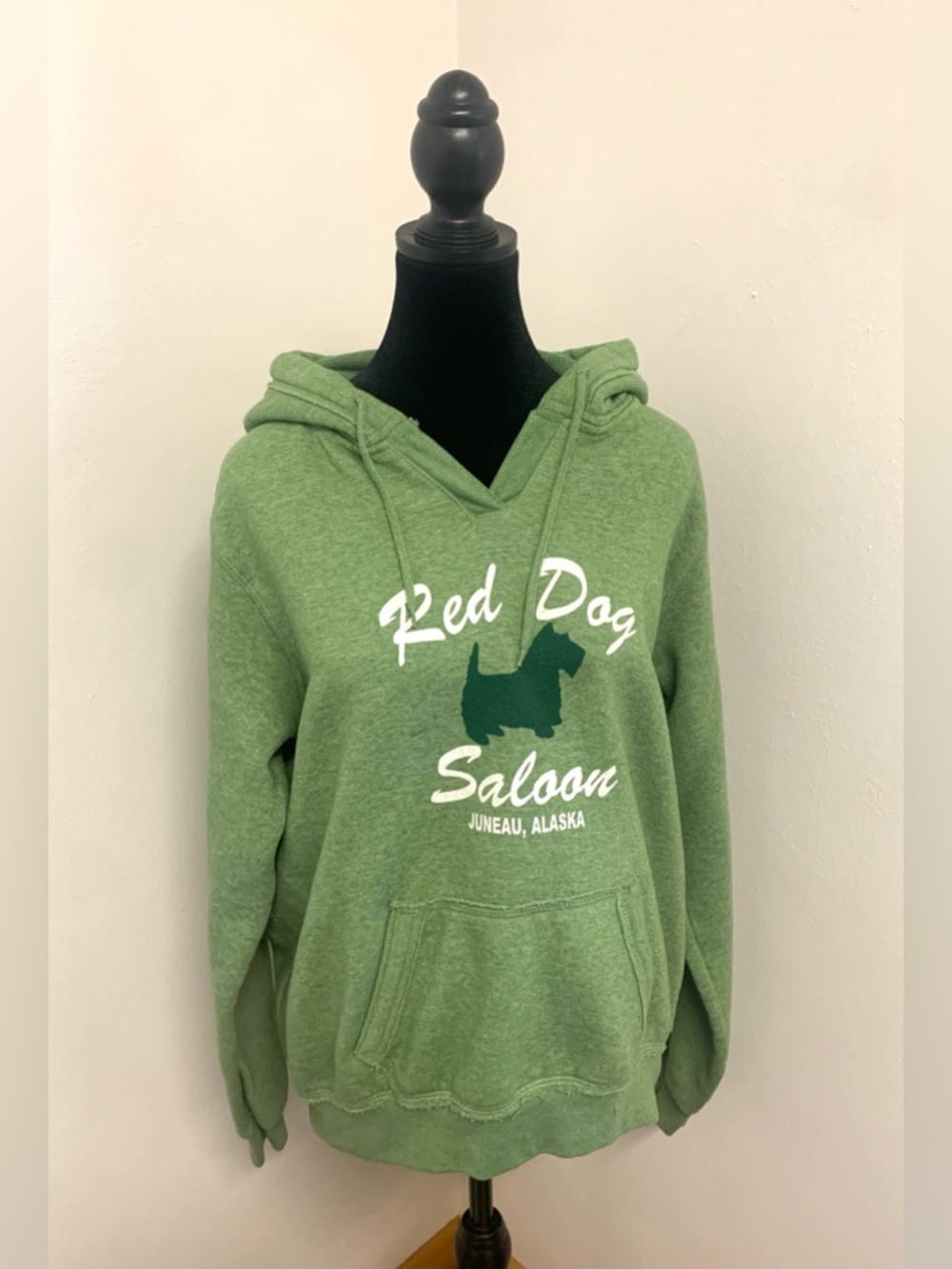 Red Dog Saloon Juneau Alaska Green Hoodie
